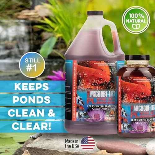 MICROBE-LIFT 10PLG4 PL Pond Bacteria Cleaner for Live Koi, Plants and Decor, 1 Gallon  
MICROBE-LIFT 10PLG4 PL Pond Clea