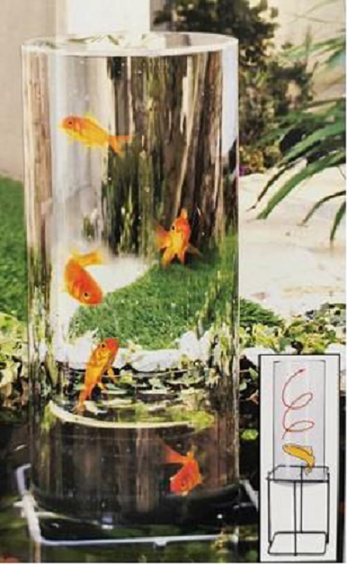 Pond Koi Fish Viewing Tube, Clear Observation Tower for Aquatic Water Garden Ponds, Pex517 for Pond Enthusiasts